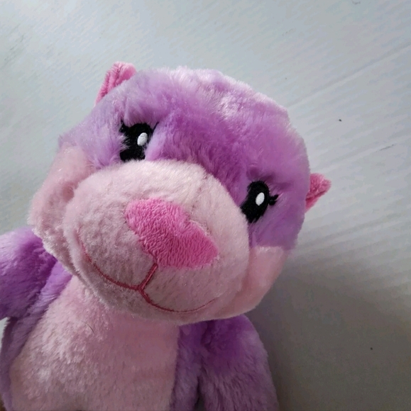 Build A Bear Workshop Otterly Adorable Otter Pink Purple Plush Stuffed Animal 23 - Picture 5 of 7